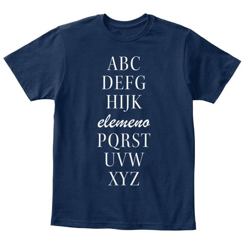 Exklusives ABC Kinder Shirt elemeno